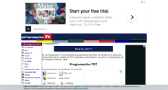 Desktop Screenshot of laprogramacion.tv